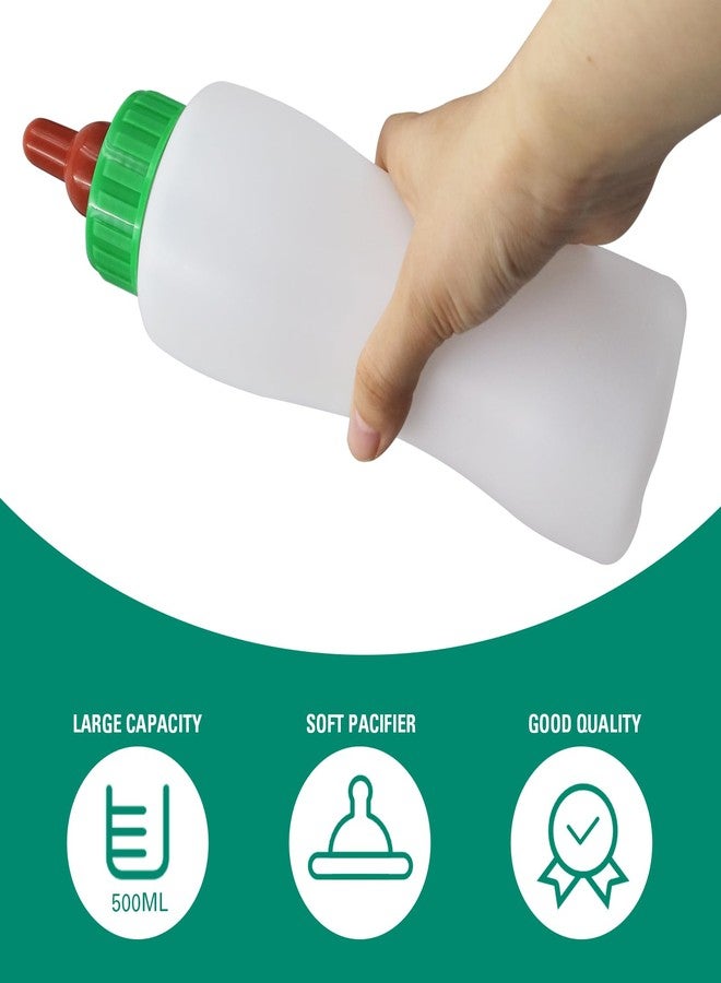 Abustle Pig Lamb & Goat Feeding Bottle, 500ml, 2 Pack, Reusable, BPA Free, Plastic & Rubber, Medium Flow, Animal Care, All Ages - Image 5