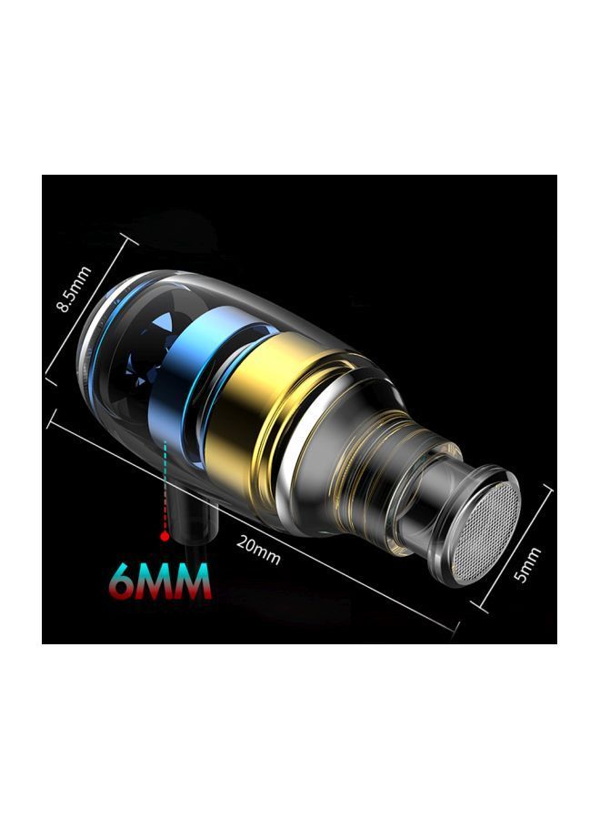 نيبمينينت سماعة أذن داخلية سلكية مع ميكروفون فضي/أبيض - Image 3