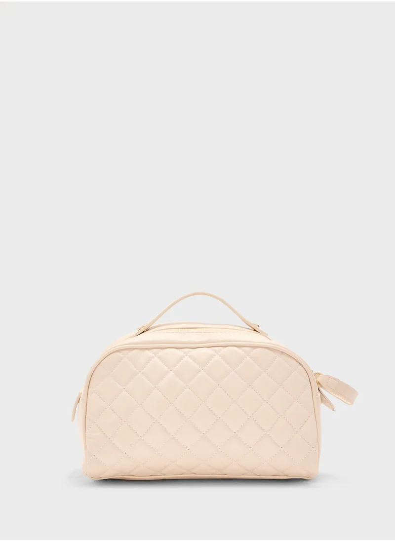 ELLA Quilted Cosmetic Bag