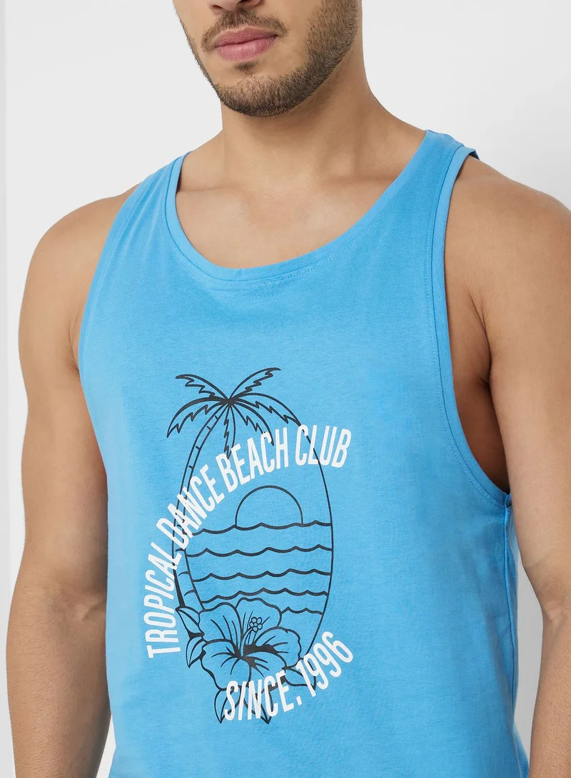 Seventy Five Palm Tree Tank top