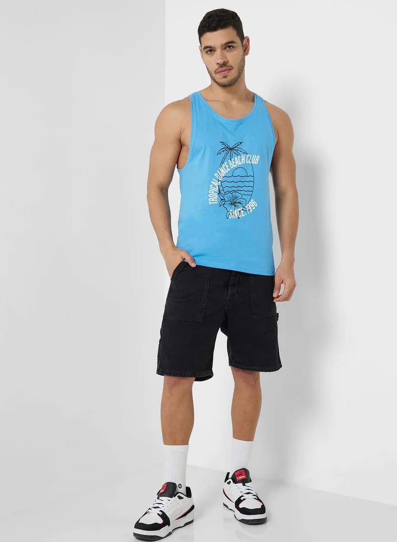 Seventy Five Palm Tree Tank top