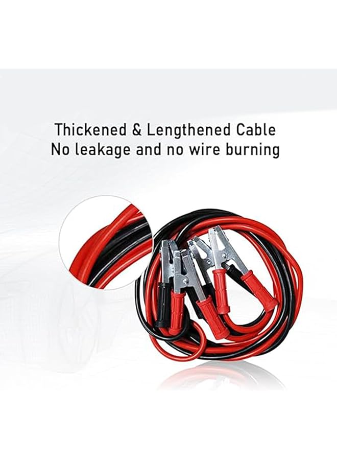 Generic Jumper Cables Jumper Cables Heavy Duty 4M/5000A Booster Cable For Jump Starting Dead Or Weak Batteries Heavy Duty Automotive Jumper Cable Emergency Power Battery Starter For Car Battery  - Image 5