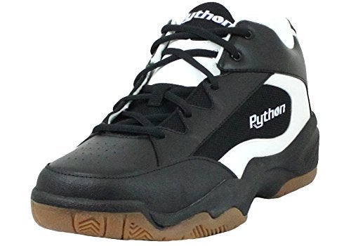 Python Racquetball Python Wide (EE) Width Indoor Mid Racquetball (Squash, Indoor Pickleball, Badminton, Volleyball) Shoe (Black; Size 10.5) - Image 5