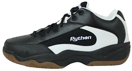 Python Racquetball Python Wide (EE) Width Indoor Mid Racquetball (Squash, Indoor Pickleball, Badminton, Volleyball) Shoe (Black; Size 10.5) - Image 2