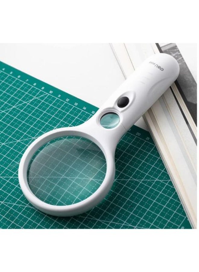 Deli W9099 Pro Series Magnifier with LED 3X 75mm & 11X 28 mm Pack of 1 - Image 3
