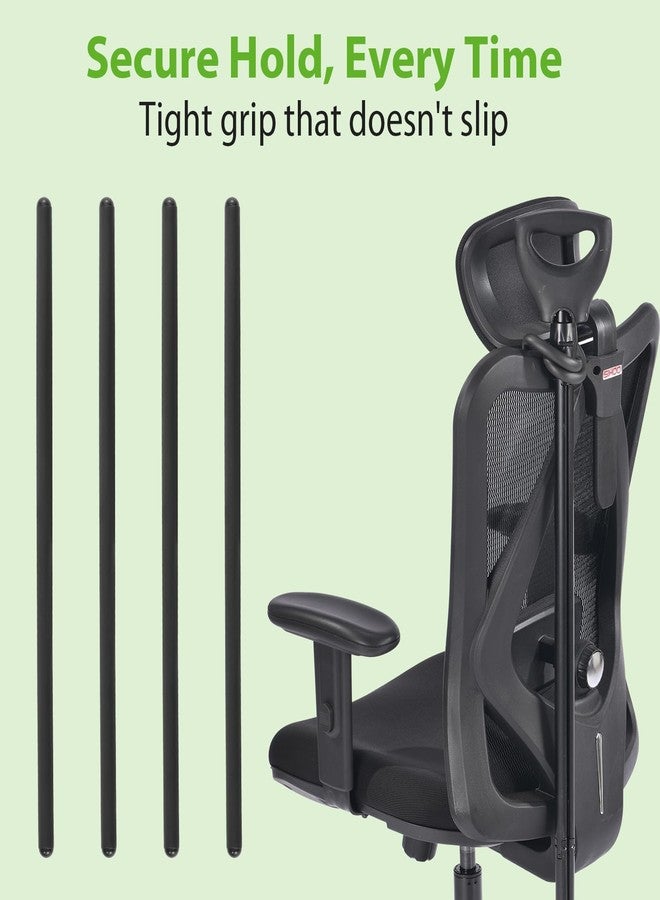 ANABIUP 4 Pack Bendable Cane Holder - Cane Holder with Fixation Grabber Hook Attachments for Walker, Rollator, Mobility Scooter, Wheelchair - Accessory to Hang & Hold Items Within Reach - Image 5