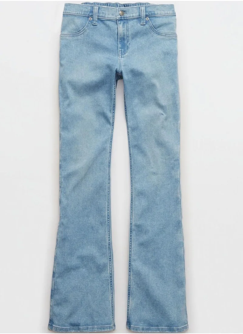 Aerie Flared High Waist Denim Pants