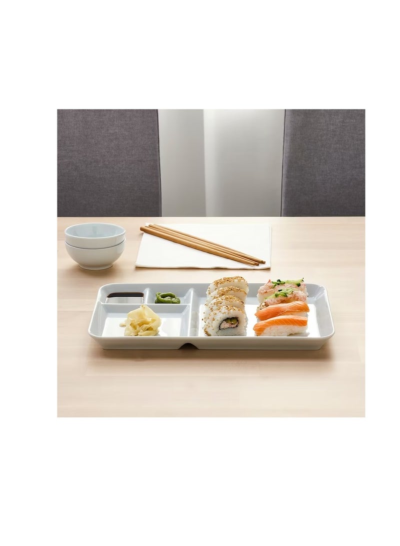 طبق بحجيرات، أبيض 31x19 سم - Image 2