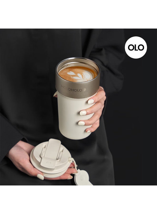 Holoholo Latte Cup Insulated Cup Men's And Women's 316l Stainless Steel Water Cup 500ml Large Capacity Travel Mug - Image 3