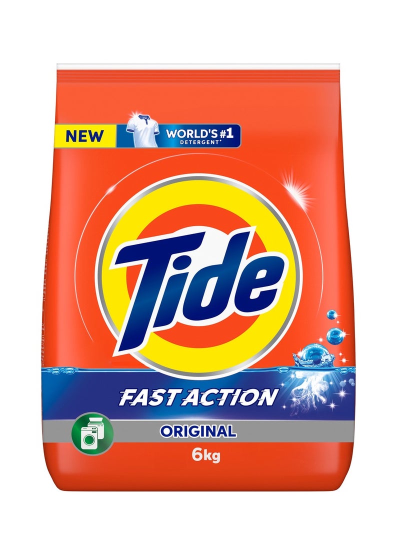 Tide Fast Action Laundry Detergent Powder 6kg  - Image 1