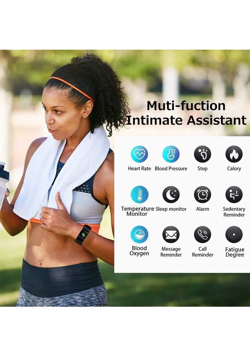 Excefore Smart Watch for Android iPhone, Health Fitness Tracker, Settings Smartwatch 14 Day Battery Life, Blood Oxygen Heart Rate Monitor, IP67 Water-Resistant  - Image 2