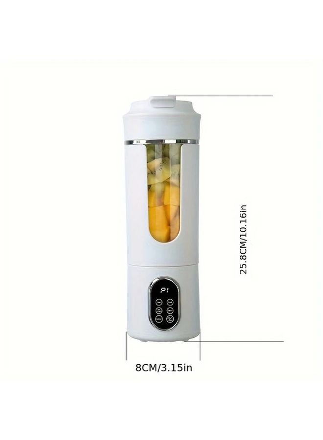Beige Portable USB Rechargeable Cordless Blender For Smoothies Shakes Travel - Image 3