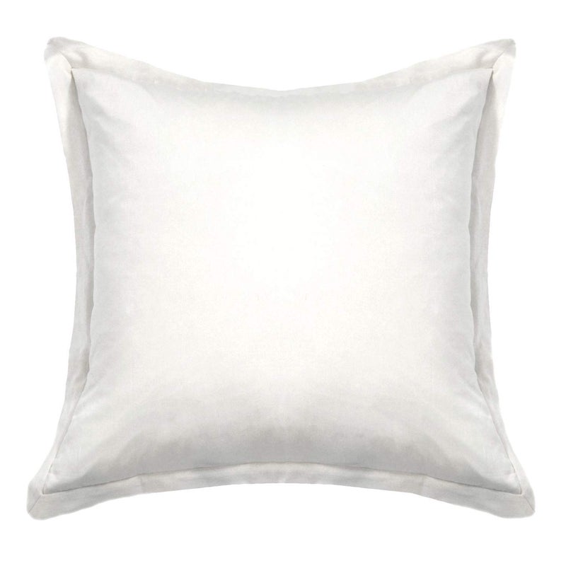 كويوتشي Coyuchi - 300 عدد الخيوط - القطن العضوي Percale Pillow sham - غطاء خفيف للتنفس للوسادة - قابلة للغسل الماكينة (Alpine White Standard)  - Image 3