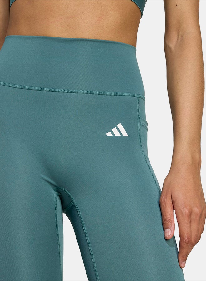 Adidas Optim√© Essentials No Front Rise Seam 7/8 Leggings - Image 4