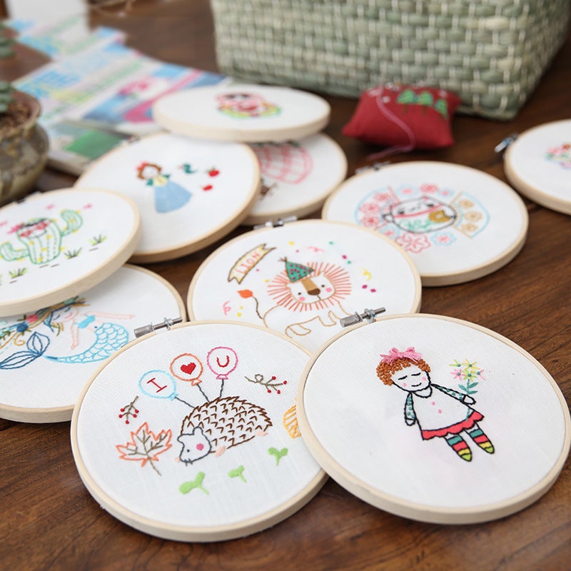 Handmade Embroidery Diy Material Bag Children'S Student Fabric Handmade Decoration Lu Embroidery Cross Stitch Suzhou Embroidery Hanging Painting - Image 2