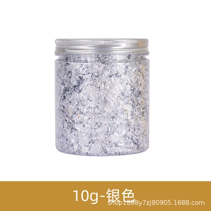 Oates Gold Foil Broken [10G-Bottled] Painting Nail Art Gold Foil Paper Broken Copper Foil Fragments - Image 1