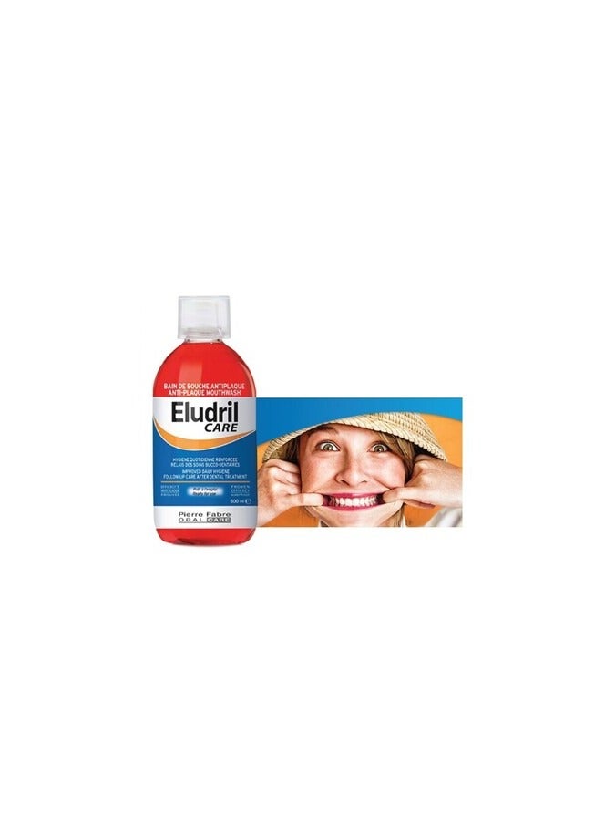 Eludril Care Mouthwash Adjunct to Periodontal Care and Implant 500ml - Image 2