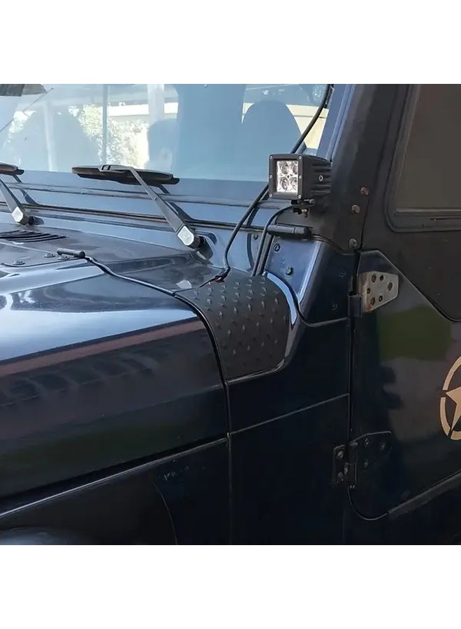 2Pcs Radome Armor Cover Side Body Corner Protection Device Compatible With Jeep Wrangler TJ 1997 To 2006 Durable Reinforced Edges For Adventure Seekers And Vehicle Modifiers - Image 5