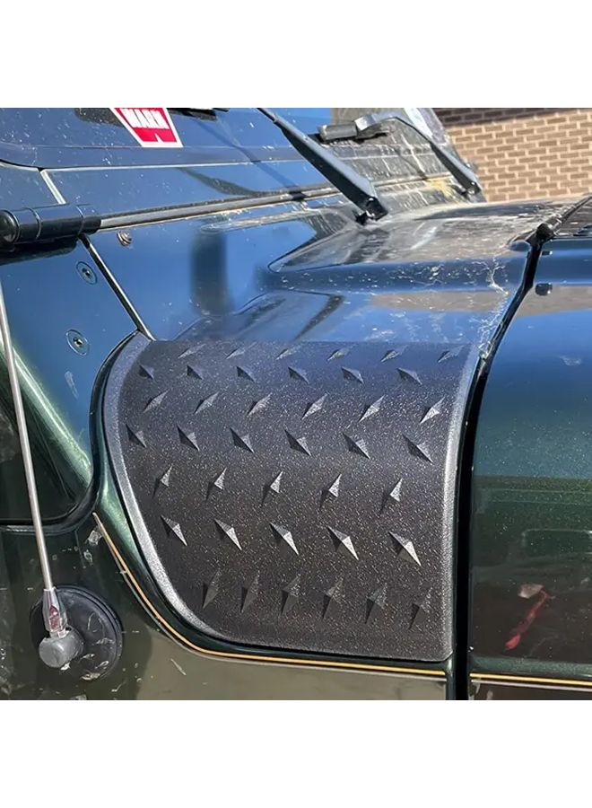 2Pcs Radome Armor Cover Side Body Corner Protection Device Compatible With Jeep Wrangler TJ 1997 To 2006 Durable Reinforced Edges For Adventure Seekers And Vehicle Modifiers - Image 4