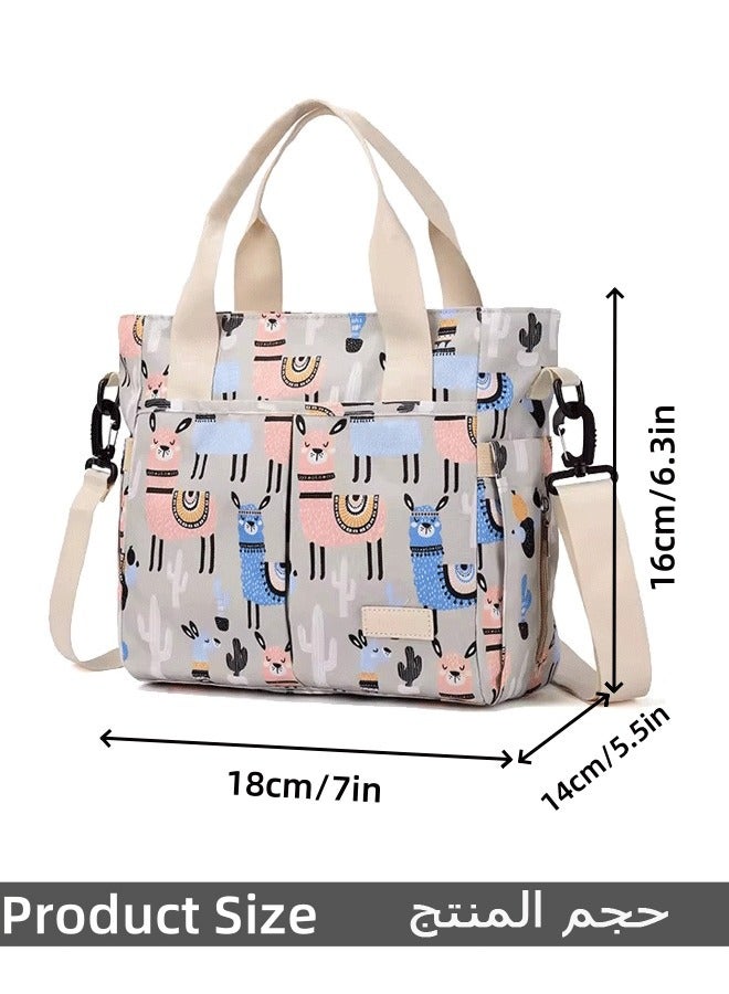 Baby Diaper Bag, Large Capacity Baby Bag Insulated Baby Tote Bag Lightweight Mommy Diaper Bag Mother And Baby Bag Baby Handbag Crossbody Bag for Mother Father  - Image 2