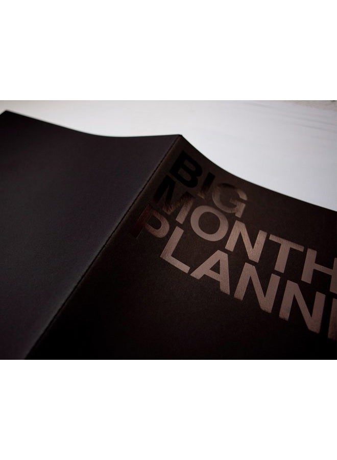 Jstory Big Monthly Planner Stitch Bound Lays Flat Huge Undated Year Round Flexible Cover Goal/Time Organizer Thick Paper Eco Friendly Customizable A3 16 Months 18 Sheets Ver B - Image 5