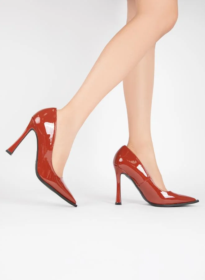 RAID Patent Pointed Toe Pumps by Styli