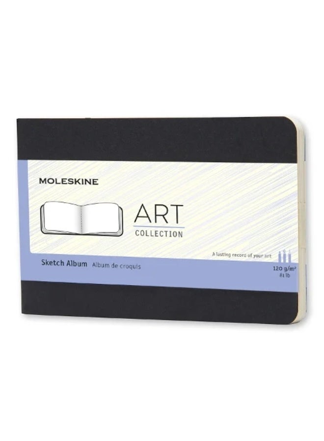 MOLESKINE Art Cahier Sketch Album Pocket Size Black Cover 64 Pages - Image 1