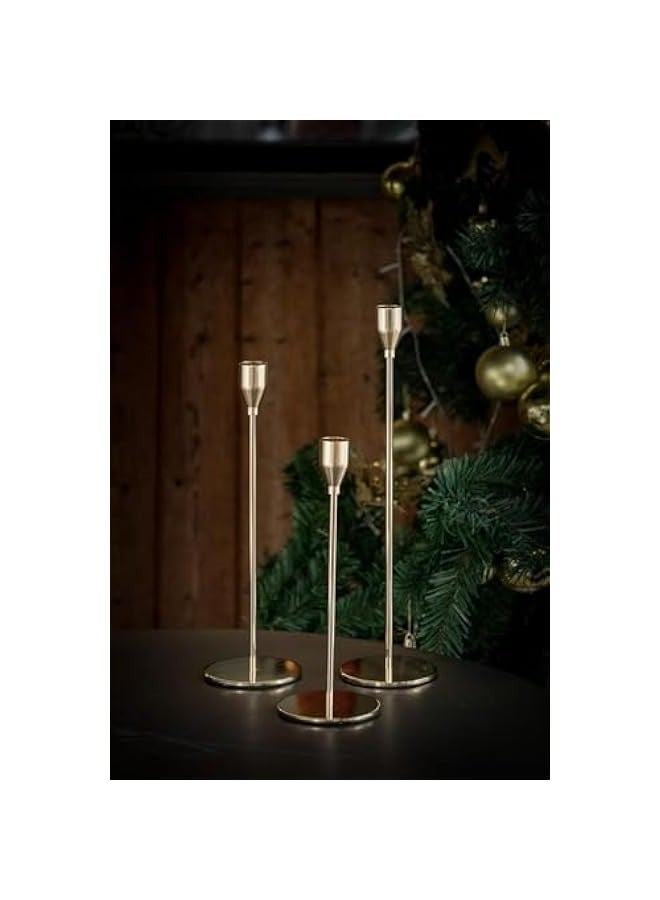 TRASSLE 3 PCS Candlestick Holders, Decorative Candle Holder, Taper Candle Holders for Home Decor, Dining, Wedding, Anniversary, Party,Church,Decorative Fitting,Easy Installation - Image 5