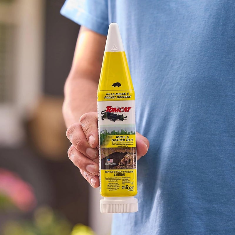 TOMCAT Mole & Gopher Bait, Pelleted Poison Bait, 6 oz. - Image 3