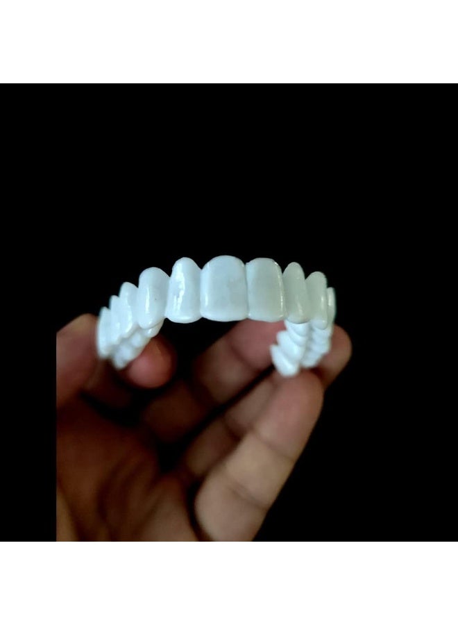 SowSmile Big Size Silicone Gel Snap on Perfect Smile Cosmetic Teeth Tooth Cover Bleach Whitening Brace with Storage Box - Image 4