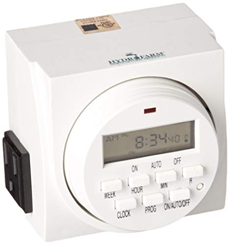Autopilot Dual Outlet 7Day Grounded Digital Programmable Timer 1725W 15A 1 Minute OnOff