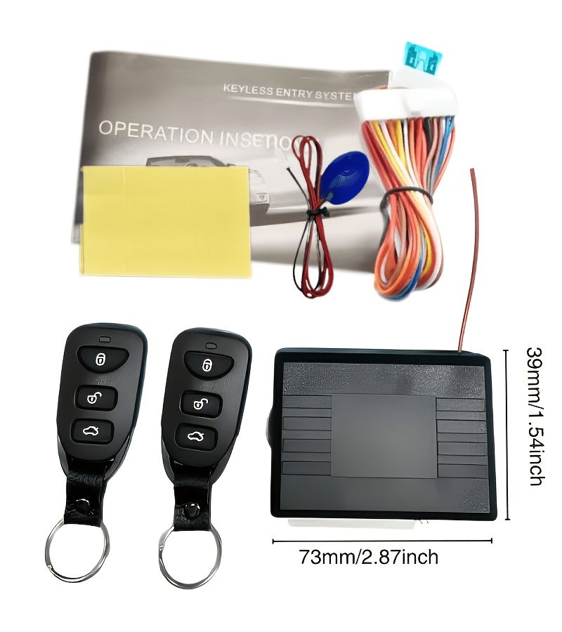 12V Universal Car Keyless Entry Central Locking Remote System Smart Sensing Anti Theft LS004 - Image 1