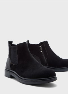 Robert Wood Suede Chelsea Boots  - Image 4