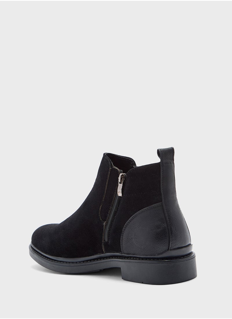 Robert Wood Suede Chelsea Boots  - Image 3
