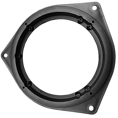 DKMUS 2 x Pairs 6.5" Car Door Speaker Adapter Plates for Toyota Venza Solara RAV4 Camry Celica Echo Corolla Highlander 4 Runner Tundra Sequoia Yaris Prius Avalon Stand Ring Kit 1 Pair + Wiring Harness - Image 2