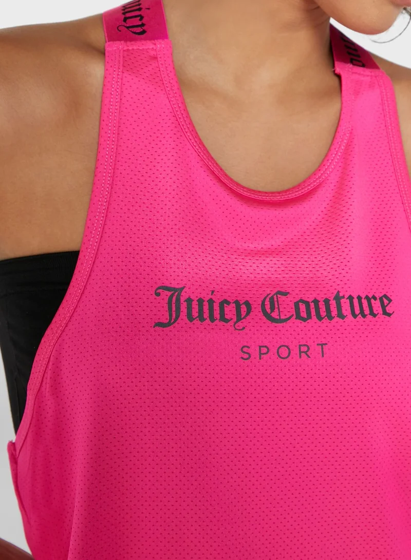 Juicy Couture Slogan Tank Top
