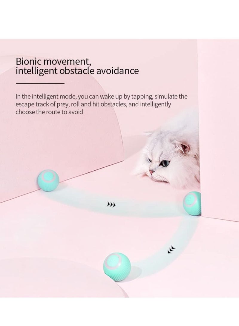 Interactive Cat Ball Toy Intelligent Indoor Automatic Moving Ball Puzzle Dispel Boredom USB Charging Pet Toy - Image 2