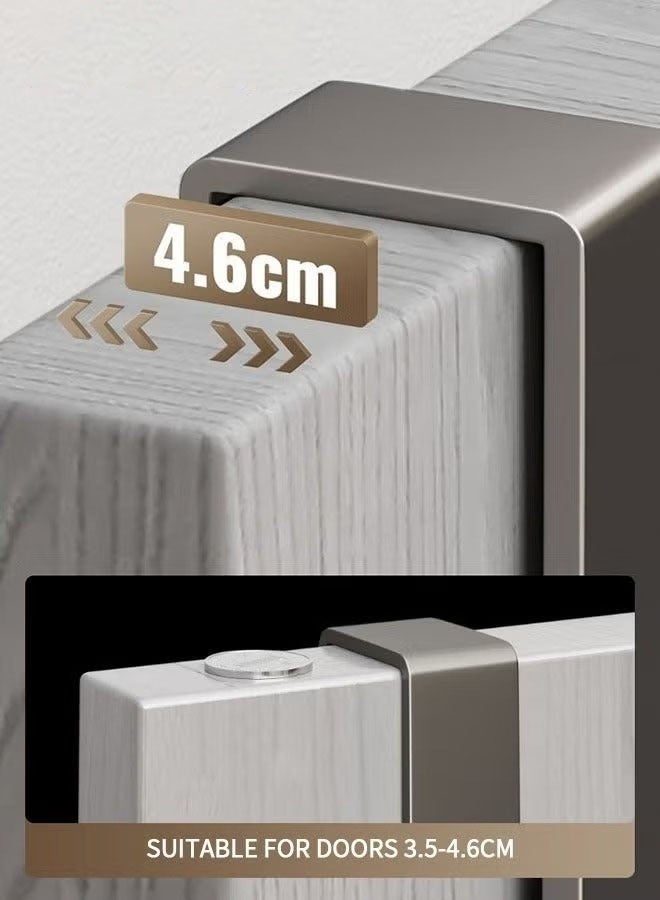 كيلا خطافات فوق الباب، 7 خطافات تعليق باب متينة، متينة وسهلة التركيب، للحمام وغرفة النوم والمطبخ وتعليق المناشف والمعاطف - Image 5