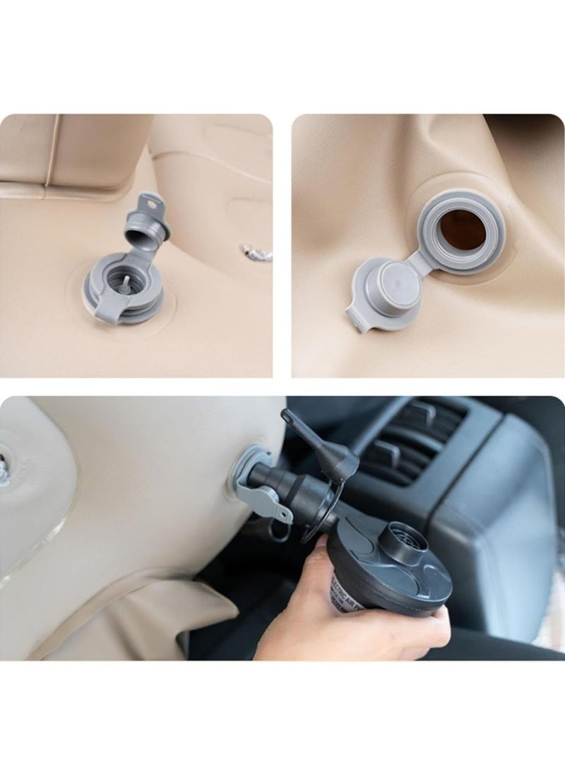 VUCATIN Inflatable Airplane Bed for Kids Baby Travel Plane Bed with Hand Pump Kids Bed Fits Most Airplane Seats Car Seat for Convenient Toddler Travel Seat Belt and Storage Bag  - Image 3