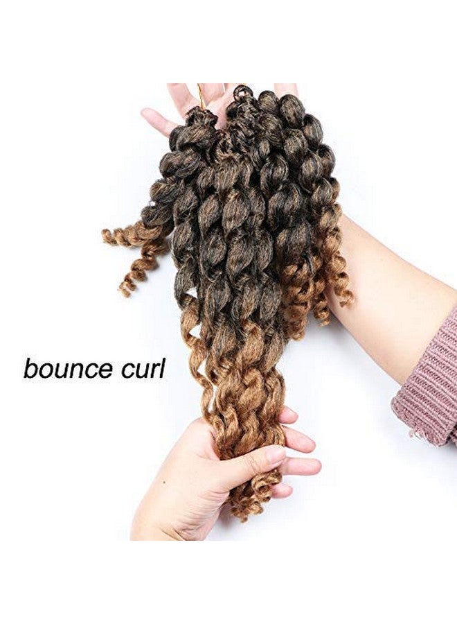 Sharopul Crochet Braids Hair 2X Ringlet Wand Curl 3 Packs 8 inch Jamaican Twist Braiding Hair extension freetress crochet Hair (1B/27) - Image 2