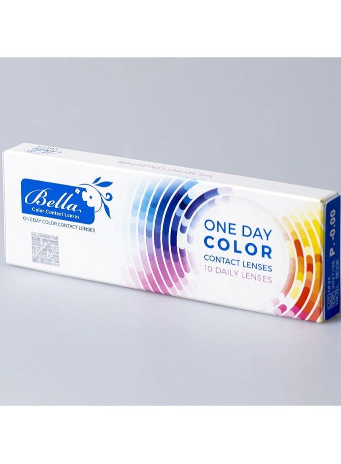 Bella Almond Brown Oneday Color Contact Lenses - 10 Lenses - Image 3