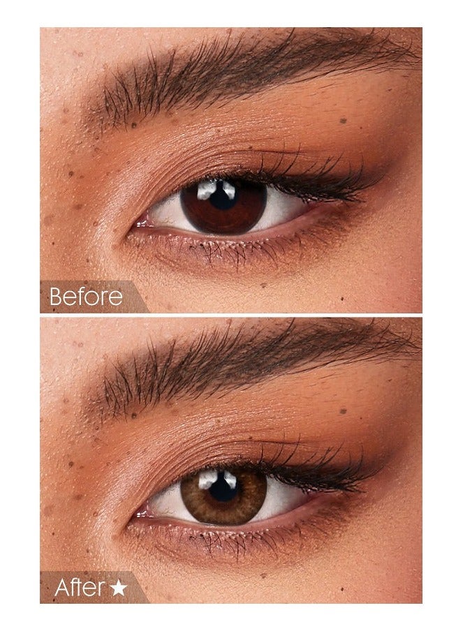Bella Almond Brown Oneday Color Contact Lenses - 10 Lenses - Image 4