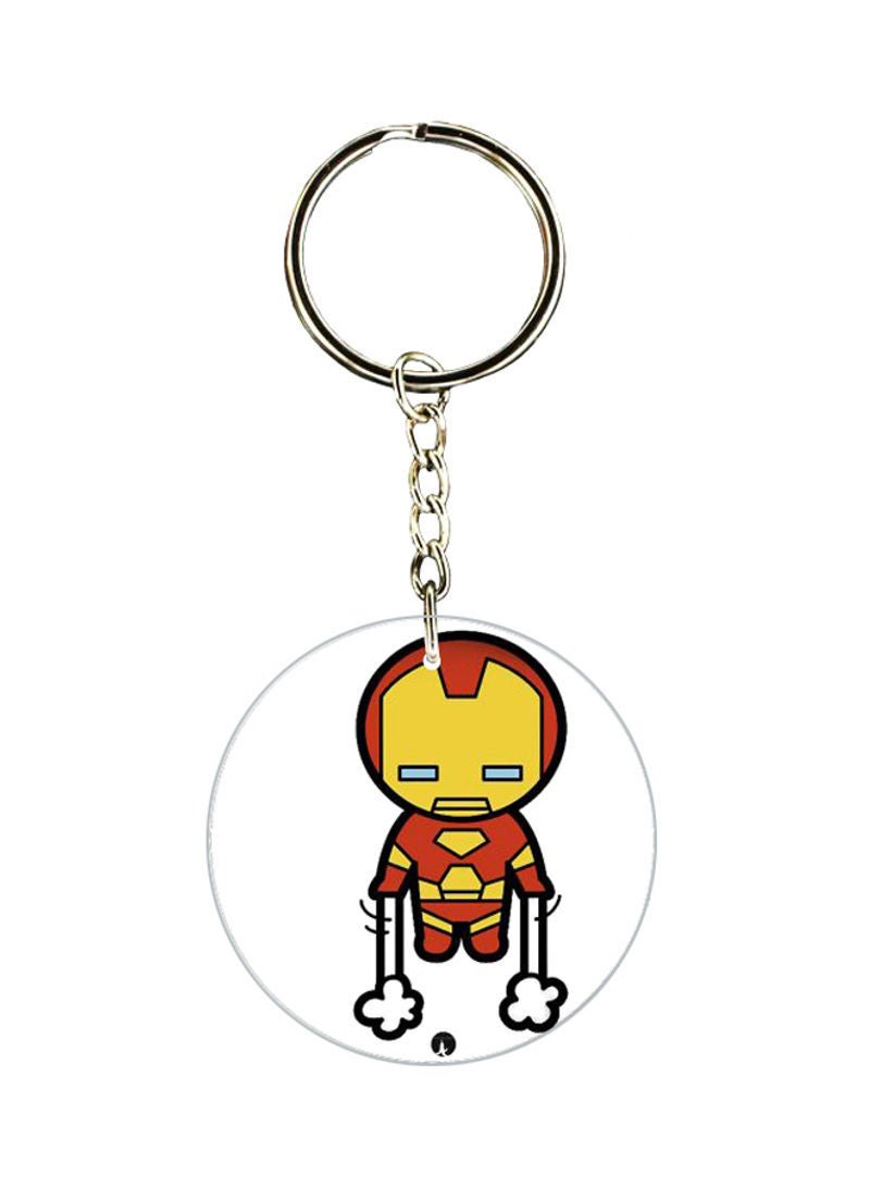 RKN Ironman Printed Dual Sided Keychain