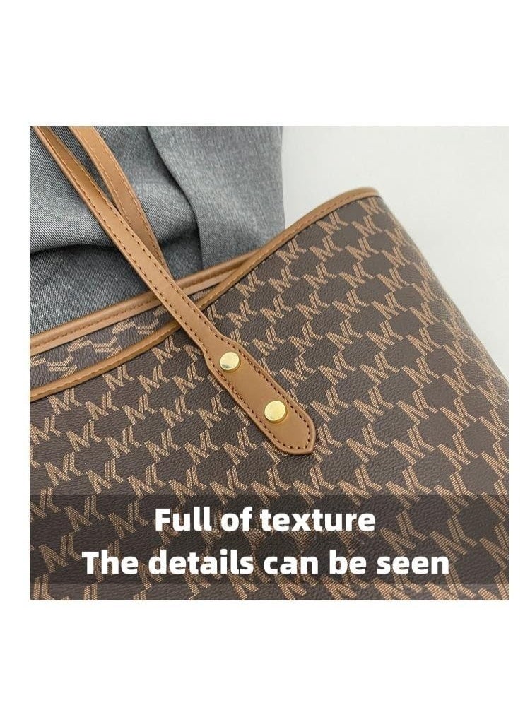 Women's 16-Inch Laptop Tote Bag, Leather Computer Office Shoulder Crossbody Handbag, Large Capacity with Premium Texture - Image 5