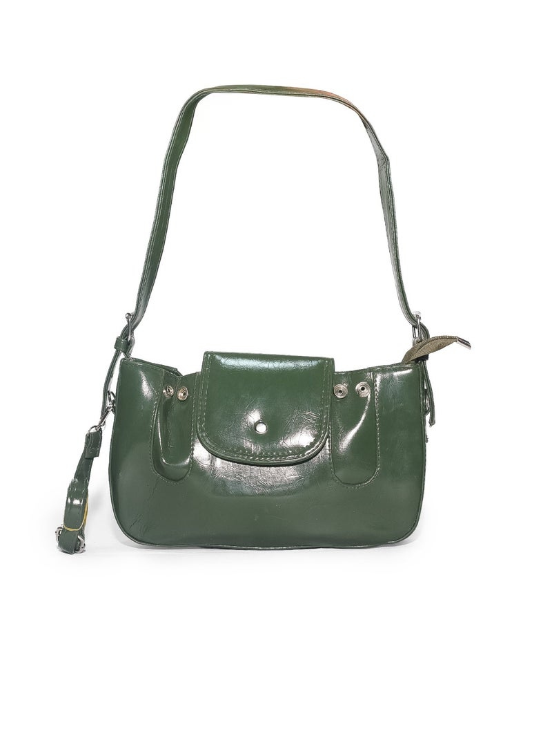 شنطة جلد حريمي أنيقة وسادة تناسب كل الإطلالات - Image 1