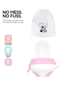 Disney baby Minnie Mouse Baby Pacifier Silicone Fresh Fruit Infant Teether With Handle  - Image 2
