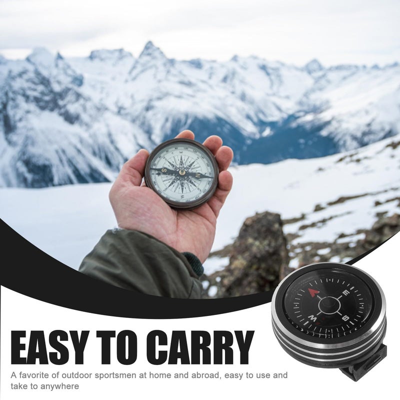 Portable Metal Camping Compass With Detachable Pointer For Hiking Survival - Image 4