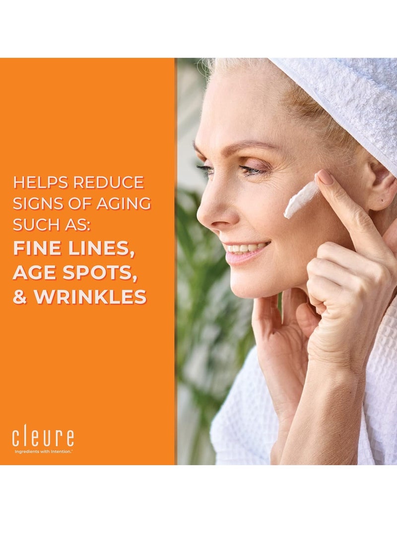 Cleure Cleure Hyaluronic Acid & Shea Butter Anti-Aging Night Cream for Sensitive Skin, Gluten, Salicylate, Paraben & Fragrance Free (2 oz, Pack of 1)  - Image 2