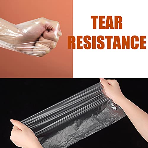 Cedolio 10 Pieces Plastic Drop Sheets for Painting, Waterproof and Dust-Proof Clear Cloth for Furniture Cover, 9x12 Feet Tarps - Image 4