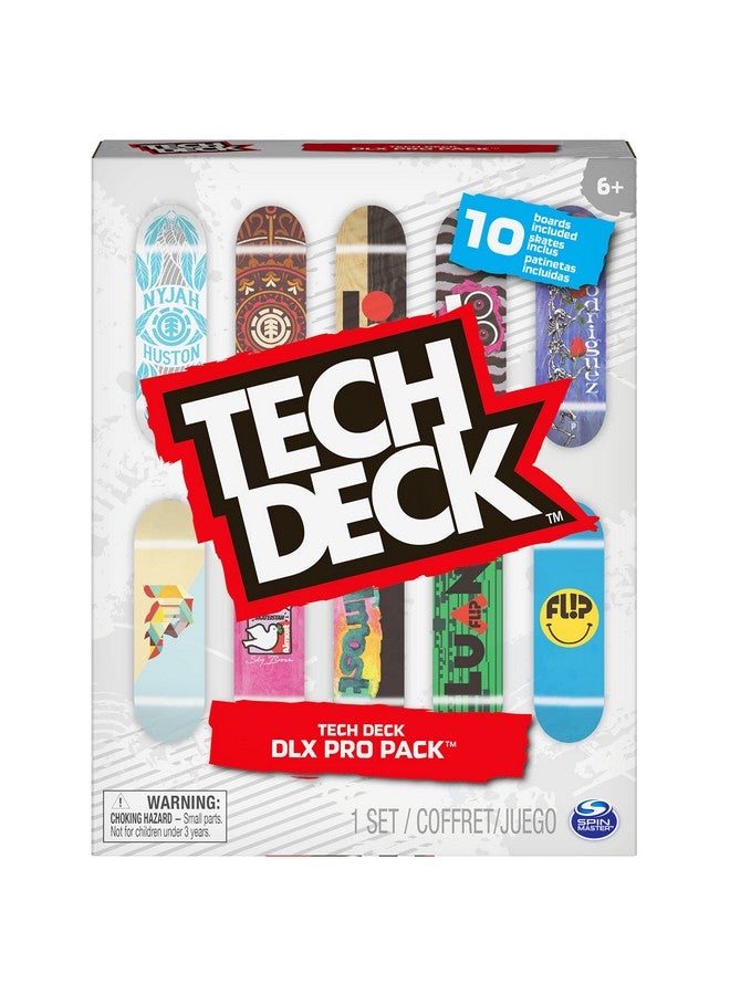 Tech Deck تكنولوجيا دك، مجموعة 10 قطع من لوحات الأصابع القابلة للجمع، لعشاق التزلج، لعبة للأطفال من عمر 6 سنوات وما فوق - Image 2
